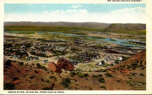 Wyoming Green River View From Castle Rock Curteich