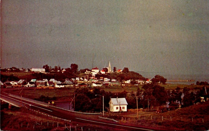 Canada Quebec Lotbiniere Leclercville Panroamic View 1986