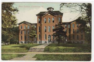 Penn College Oskaloosa Iowa 1910c postcard