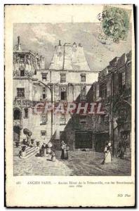 Postcard Old Old Old Paris Hotel De La Tremouille Rue Des Bourdonnais 1840