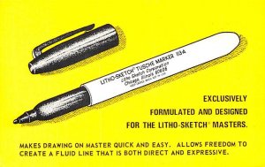 Litho Sketch Craft Kit Pen & Letters Unused 