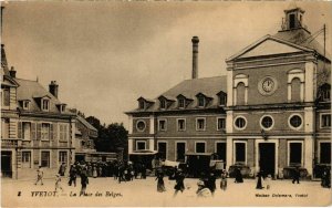 CPA YVETOT - La Place des Belges (105880)