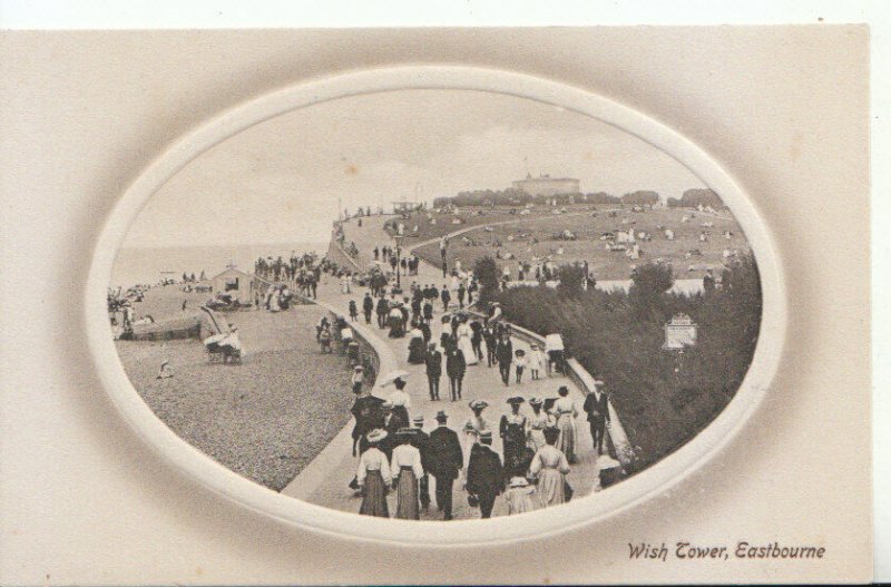 Sussex Postcard - Wish Tower - Eastbourne - Ref 16008A