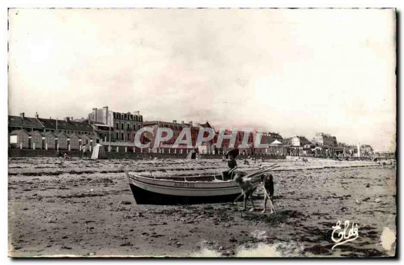 Postcard Modern Luc Sur Mer Beach and La Digue