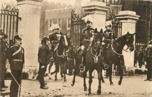 Vintage Postcard King George the V on Horseback  England