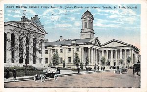 King's Highway Showing Temple Israel St. John's Church and Masonic Temple St ...