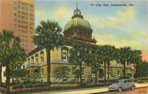 FL, Jacksonville, Florida, City Hall, Curteich No. OBH399