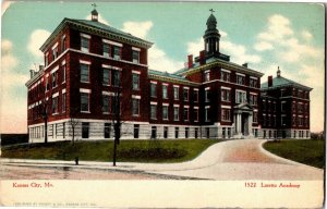 View of Loretto Academy, Kansas City MO Undivided Back Vintage Postcard B43