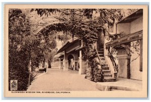 c1940's The Arch Glenwood Mission Inn Riverside California CA Postcard