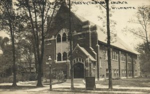 PC CPA US, ILL, WILMETTE, PRESBYTERIAN CHURCH, REAL PHOTO Postcard (b17123)