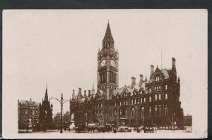 Lancashire Postcard - The Town Hall, Manchester    RS10054