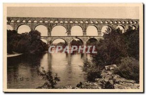 Nimes - Pont du Gard - Old Postcard