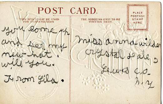 Greeting - Please be at Crystal Dale...