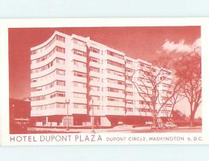 1950's HOTEL SCENE Washington DC H0486