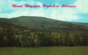 Vintage Postcard Mount Magazine Near Paris Arkansas Ozark National Park