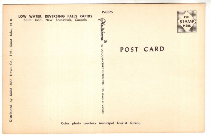 Low Water, Reversing Falls, Saint John, New Brunswick