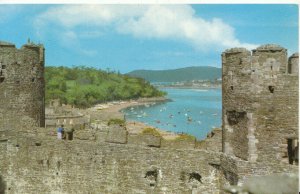 Wales Postcard - Conway Castle - Caernarvonshire - Ref TZ1557