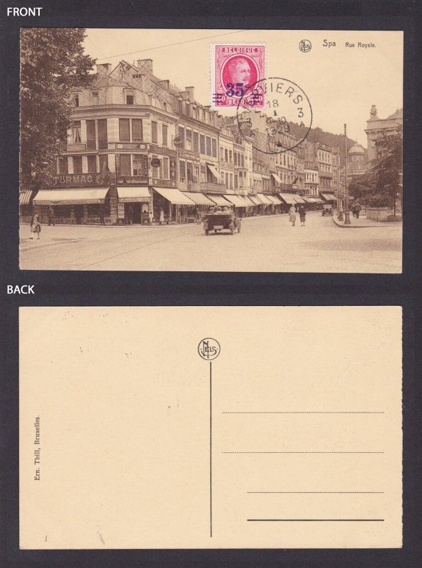 BELGIUM, Postcard, Spa, Rue Royale