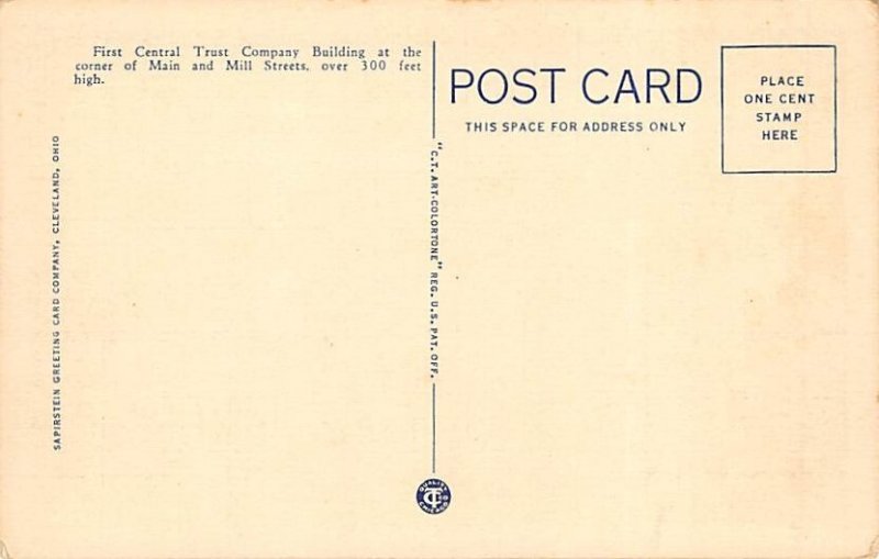 First Central Trust Building Akron, Ohio OH