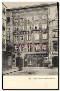 Postcard Old Salzburg Mozarts Geburtshaus Mozart