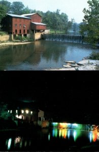 Tennessee Hurricane Mills Loretta Lynn Ranch Day and Night View Of The Old Mill