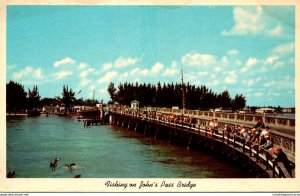 Fishing On John's Pass Bridge At Holiday Isles Near St Petersburg Florid...