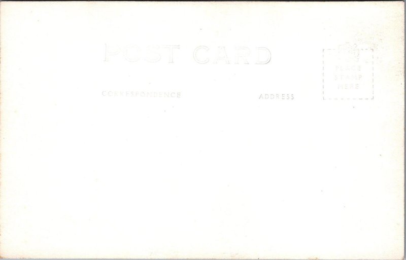 RPPC Postcard Amish People in City #4