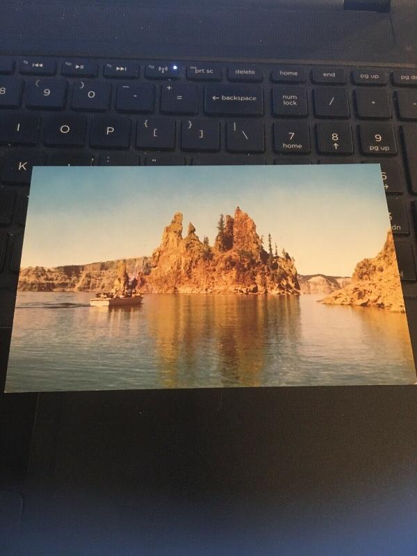 Vintage Postcard; Phantom Ship, Crater Lake National Park