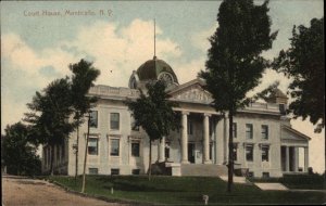 Monticello New York NY Court House c1910 Vintage Postcard