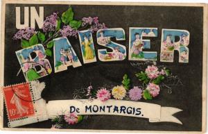 CPA MONTARGIS - Un Baiser de MONTARGIS (251620)