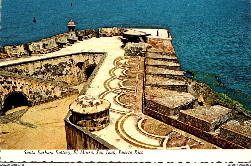 Puerto Rico San Juan El Morro Santa Barbara Battery