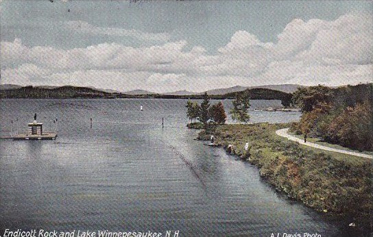 New Hampshire Endicott Rock And Lake Winnepesaukee 1907