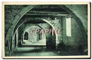 Old Postcard Villefranche Sur Mer Old dark street