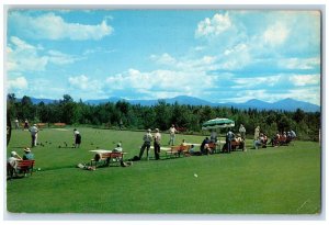 Lawn Bowling National Championship Green Spalding Inn Whitefield NH Postcard