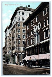 c1905 King Edward Hotel Building Toronto Ontario Canada Antique Postcard