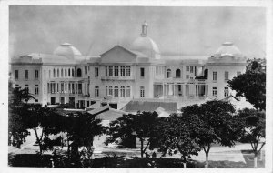 Port au Prince Haiti Palais National Real Photo Vintage Postcard AA67366