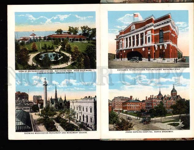 044018 Select Views of BALTIMORE MD Set of 18 vintage views