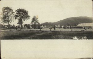 Lohmar Germany Military Camp WWI - DONRATH c1915 Real Photo Postcard