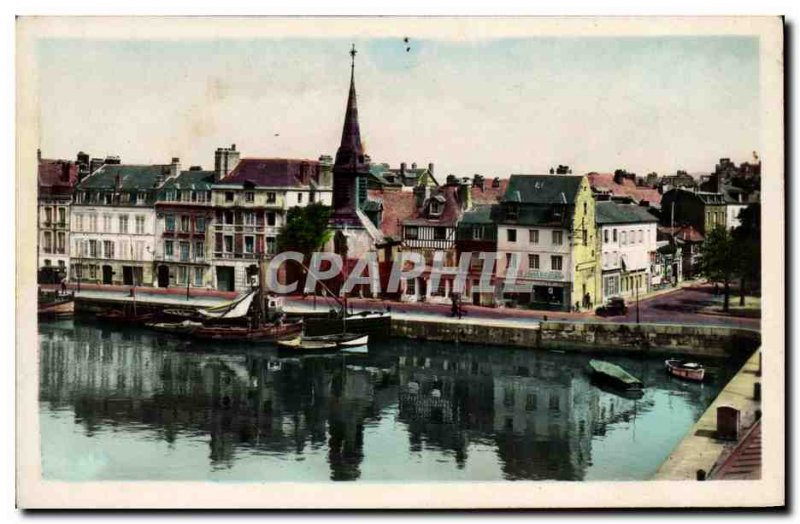 Modern Postcard Honfleur Quai Saint Etienne