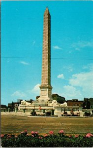 Buffalo New York NY McKinley Monument Niagara Cirvle City Hall Postcard VTG UNP  