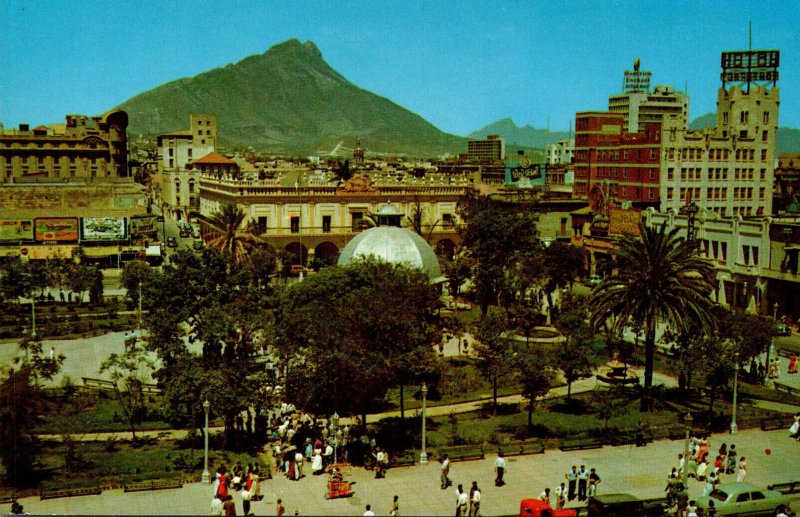 Texas Lower Rio Grande Valley Portion Of Downtown Of Monterrey Old Mexico