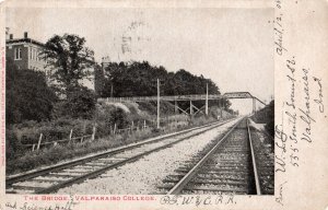 13022 Pittsburgh, Fort Wayne & Chicago Railroad at Valparaiso College, Ind. 1905