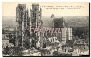 Old Postcard Toul the Cathedral View