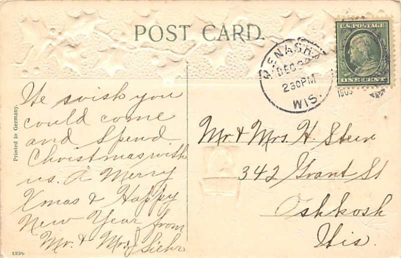 Christmas Postal used unknown 