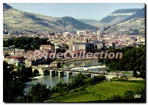 Old Postcard Millau door of the Tarn Gorges General view