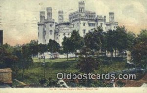 Baton Rouge, Louisiana, LA State Capital USA 1908 postal used 1908, postal ma...
