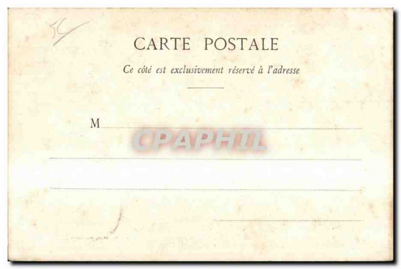 Old Postcard Ploermel Portal I Eglise Saint Armel