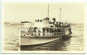 Catalina Island CA Glass Bottom Boat Phoenix Real Photo RPPC Postcard