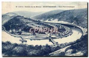 Old Postcard Vallee de la Meuse Montherme Panoramic