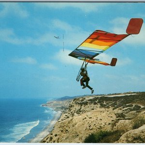 c1970s Los Angeles Southern California Beach Hang Gliding Cliff Columbia PC A216